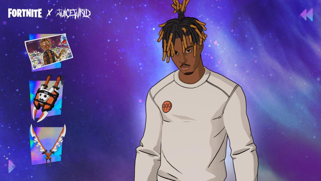 Fortnite está sediando um concerto virtual hoje em homenagem ao falecido rapper Juice WRLD