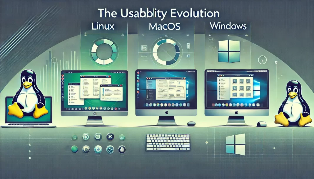 Linux: Evolução na Usabilidade em Relação a macOS e Windows